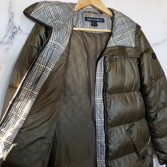 FRENCH CONNECTION Long Puffer Jacket With Hood - Picture 5 of 10